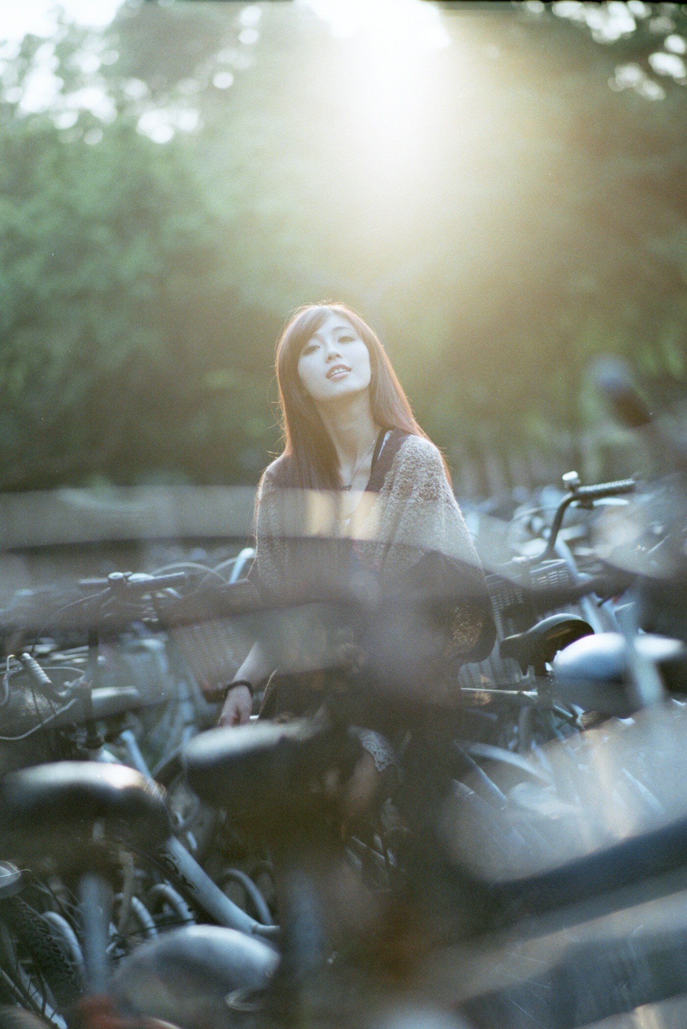 台湾清纯美女 Kila 晶晶 台大校园 底片机篇